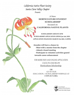CNPS HortScholarship2023FLYER3 Rev thumbnail