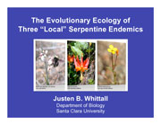 serpentine-endemics